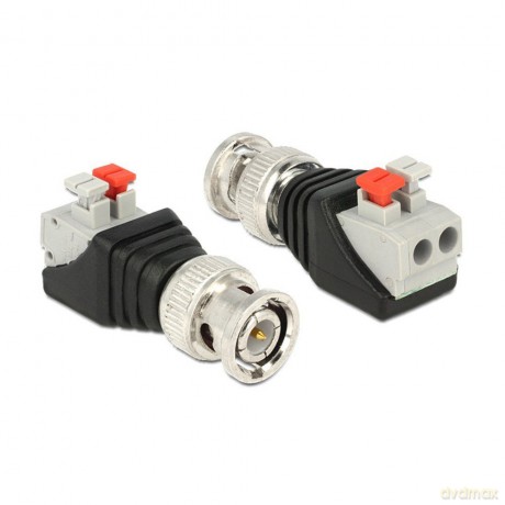 DELOCK Adapter Terminalblock 2Pin -> BNC
