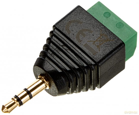 DELOCK Adapter Terminalblock 3Pin -> 3,5
