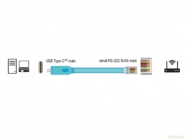 DELOCK Adapter USB2.0/C St > Seriell RS2