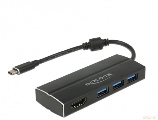 DELOCK Adapter USB3.1 Gen1/C > 3x USB3.0