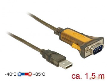 DELOCK Adapter USB-A -> RS232 DB9 St/Bu