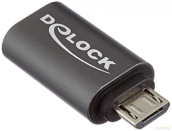 DELOCK Adapter USB-mikroB 2.0 St > USB-C