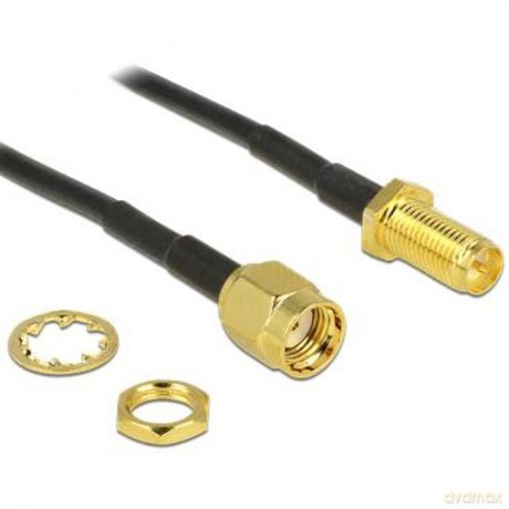 DELOCK HF Adapter RP-SMA -> RP-SMA zum E