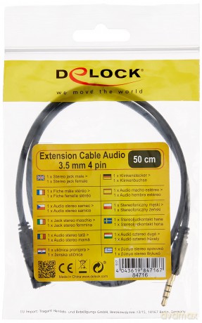 DELOCK Iphone Klinkeverl. 3,5mm -> 3,5mm