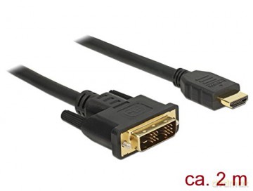 DELOCK Kabel DVI 18+1 -> HDMI-A St 2.00m