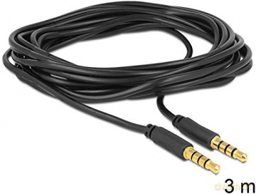 Delock Kabel Klinke 3,5 mm 4 Pin Stecker