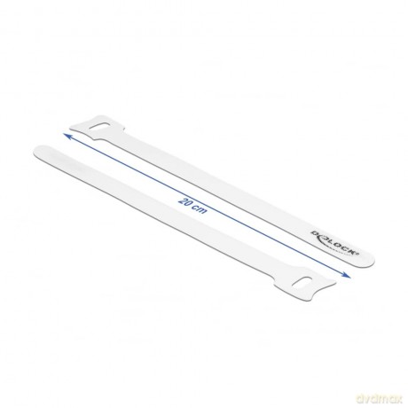 DELOCK Klett-Kabelbinder L 200 x B 12 mm