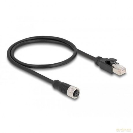 DELOCK M12 Adapterkabel D-kodiert 4 Pin