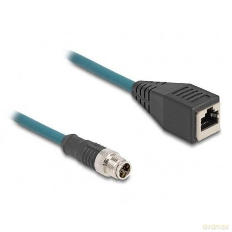 DELOCK M12 Adapterkabel X-kodiert 8 Pin