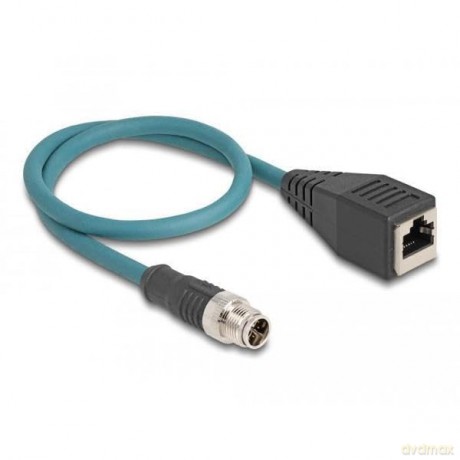 DELOCK M12 Adapterkabel X-kodiert 8 Pin