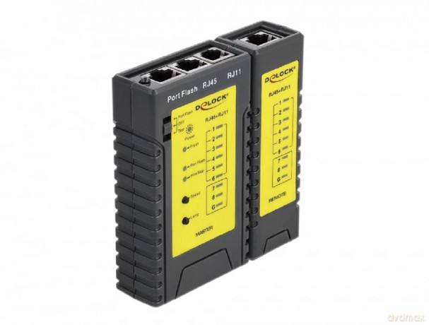 DELOCK Netzwerk Tester RJ45/RJ12 LED Por
