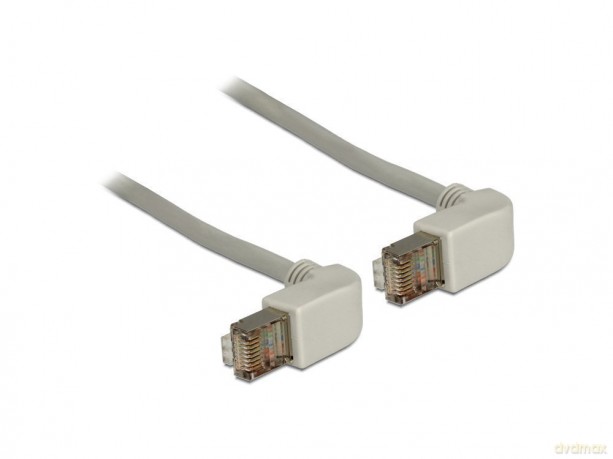 DELOCK Patchkabel gewinkelt RJ45 S/FTP C