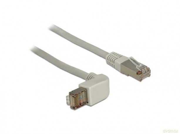 DELOCK Patchkabel gewinkelt RJ45 S/FTP C