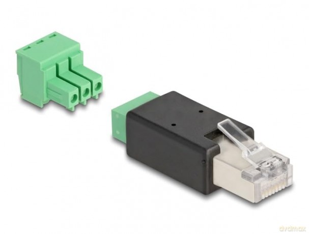 DELOCK RJ45 Stecker > Terminalblock Adap
