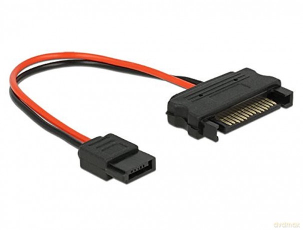 DELOCK SATA-Kabel Slim 6pin -> SATA 15pi