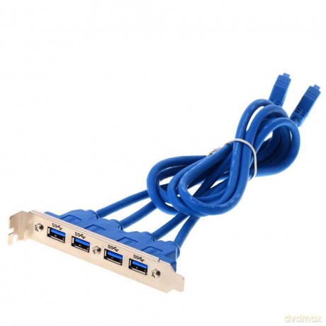 DELOCK Slotblech 4x USB3.0 A