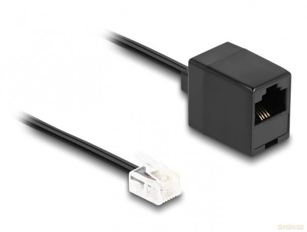 Delock Telefonkabel RJ11 Stecker zu RJ45
