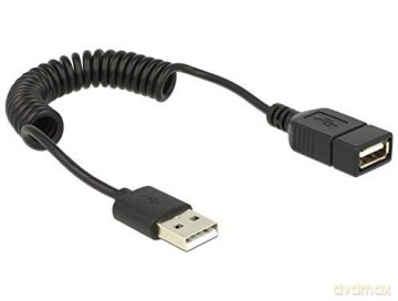 DELOCK USB Kabel A -> A St/Bu 0.20m-0.6