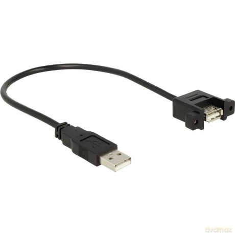 DELOCK USB Kabel A -> A St/Bu Bu zum Ein