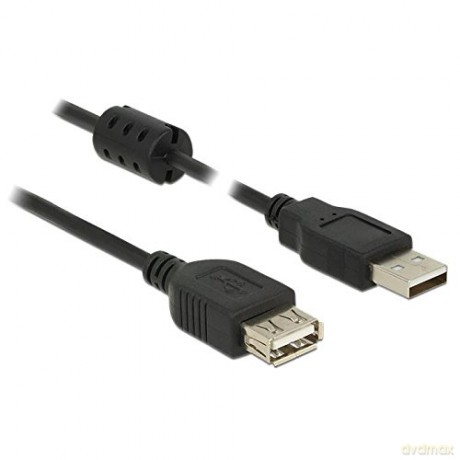 DELOCK USB Verl. A -> A St/Bu 0.50m schw