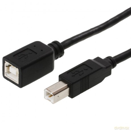 DELOCK USB Verl.B -> B St/Bu 2.00m sw