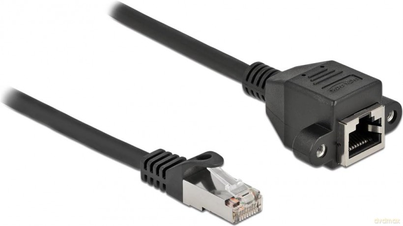 DELOCK Verlng. S/FTP RJ45 Ste.< RJ45 Bu