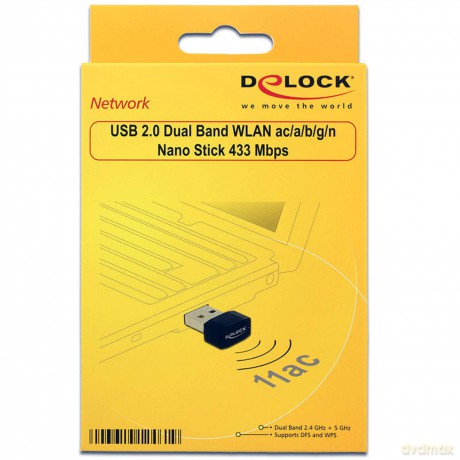 Delock WLAN USB 2.0 Stick Nano Dualband
