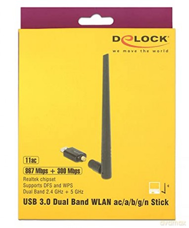 Delock WLAN USB3.0 Stick Dualband 2.4/5