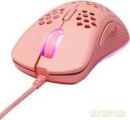 Deltaco Gaming Maus USB, RGB, pink