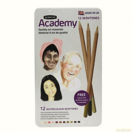 Derwent: DERWENT Academy Skintones Aquarellstifte