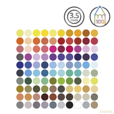 Derwent: DERWENT Chromaflow Buntstifte farbsortie