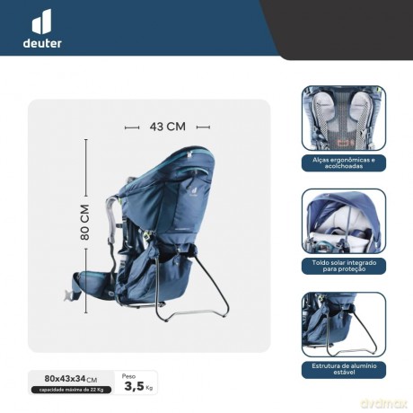 deuter Kid Comfort Pro Kindertrage mit D