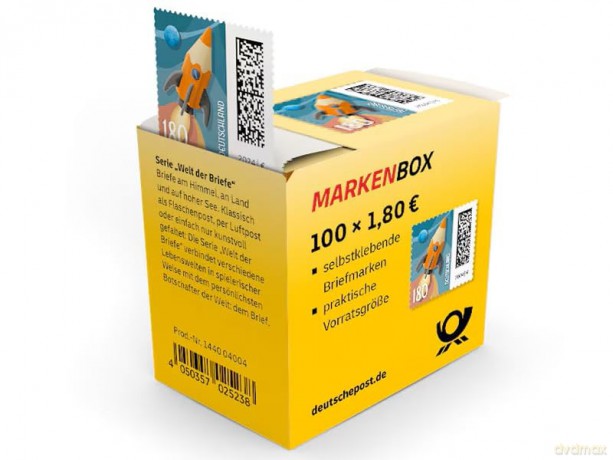 Deutsche Post: Deutsche Post 1,80 âŹ Briefmarken "Rakete
