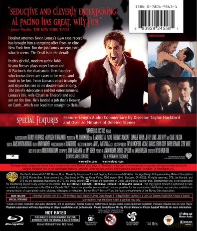 Devil's Advocate [Blu-Ray]