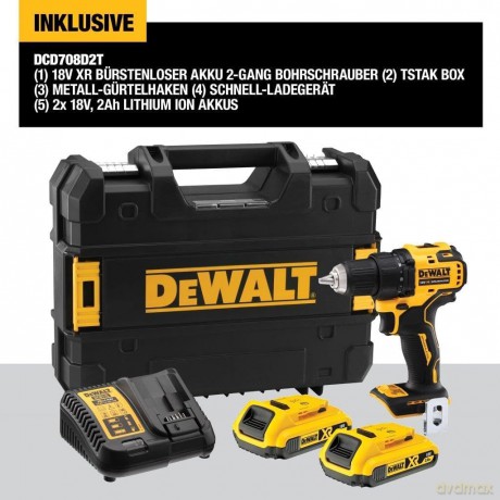 Werkzeuge: DeWALT Akku-Bohrschrauber - DCD708D2T-QW