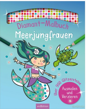 Diamant-Malbuch Meerjungfrau