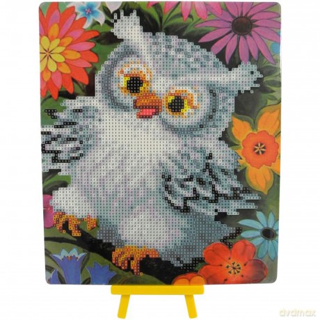 Diamond Painting Eule 25x21cm