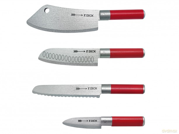 Dick Messer Set aus Holz