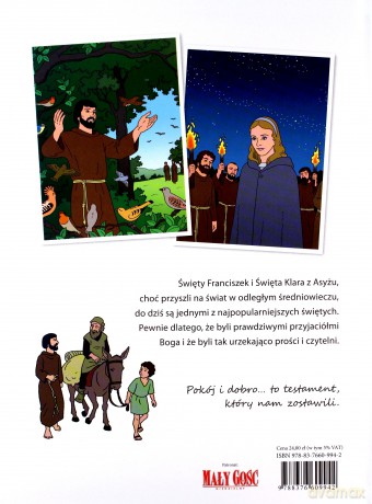 Franciszek I Klara Historia Z Asyżu - Toni Matas Zilustrowali: Picanyol, Carlos Rojas [KSIĄŻKA]