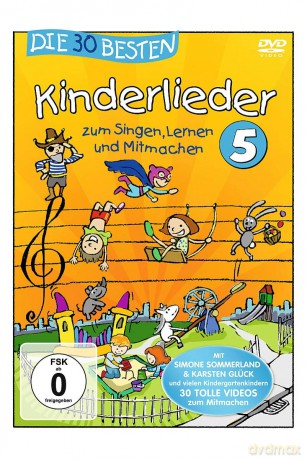 Die 30 Besten Kinderlieder 5 [DVD]