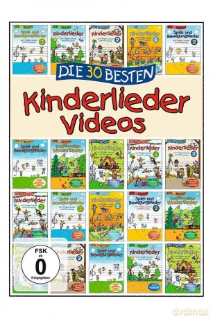 Die 30 Besten Kinderlieder Videos [DVD]
