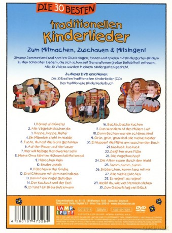 Die 30 Besten Traditionellen Kinderliede [DVD]