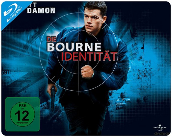 Die Bourne Identitaet Quer Steelbook [Blu-Ray]