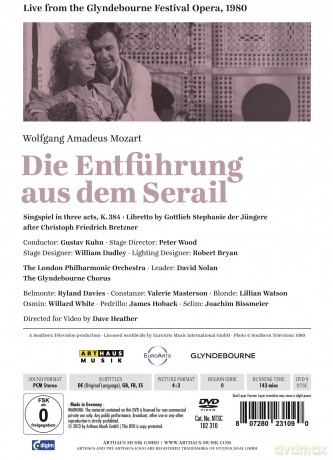 Die Entfuhrung Aus Dem Serail [DVD]