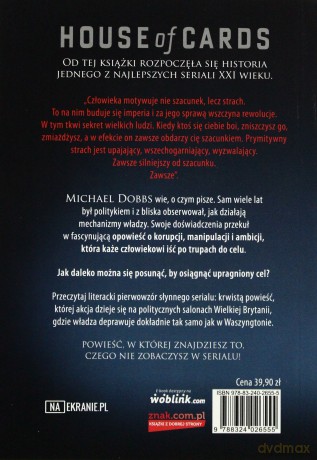 House Of Cards Bezwzględna Gra O Władzę - Dobbs Michael [KSIĄŻKA]