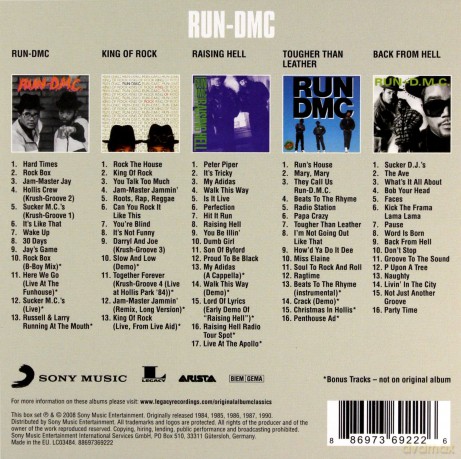 RUN-DMC: Original Album Classics [BOX] [5CD]