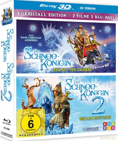 Die Schneekoenigin 1+2 (3d Blu-Ray) [2xBlu-Ray]
