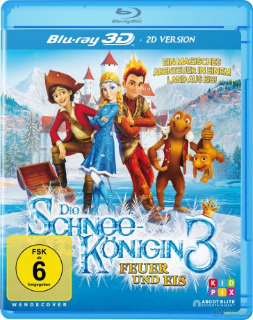 Die Schneekoenigin 3 - Feuer Und Eis (3d [Blu-Ray]