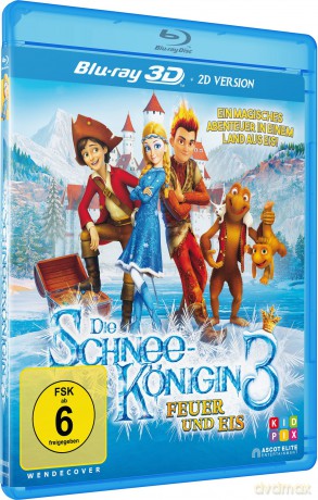 Die Schneekoenigin 3 - Feuer Und Eis (3d [Blu-Ray]