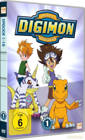 Digimon Adventure - Staffel 1 - Volume 1 - Episode 01-18 [3DVD]